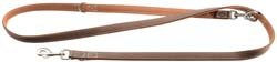 Hunter Porto Verstellbare Hundeführleine aus Leder Braun 200 cm - 200 cm – Bild 1 von 5