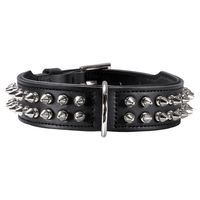 Produktbild von Hunter Rambo Hundehalsband aus Leder mit Nietenbesatz Schwarz 55 cm