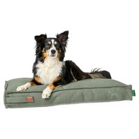Produktbild von Hunter Recycling Hundekissen Belluno aus Baumwolle Grün Größe M