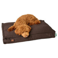 Produktbild von Hunter Recycling Hundekissen Belluno braun Baumwolle Größe M