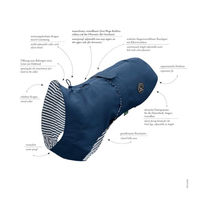 Produktbild von Hunter Regenmantel Milford für kleine Hunde blau waterproof - 1 Stk.