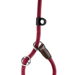Hunter Retriever Freestyle Hundeleine aus Tau in Bordeaux Rot mit integrierter Halsung und wasserabweisender Eigenschaft 10/170 cm - 170 cm – Bild 1 von 5