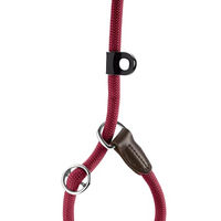 Produktbild von Hunter Retriever Freestyle Hundeleine aus Tau in Bordeaux Rot mit integrierter Halsung und wasserabweisender Eigenschaft 10/170 cm - 170 cm