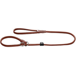 Hunter Retriever-Leine Round & Soft Canadian Up aus Leder für Hunde, Braun, 120cm, M-L - 120 cm – Bild 1 von 11