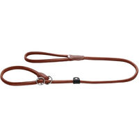 Produktbild von Hunter Retriever-Leine Round & Soft Canadian Up aus Leder für Hunde, Braun, 120cm, M-L - 120 cm