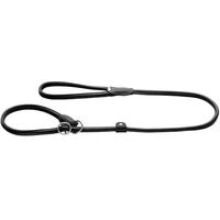 Produktbild von Hunter Retriever-Leine Round & Soft Canadian Up aus Leder für Hunde Schwarz 120cm M-L