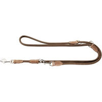 Produktbild von Hunter Round and Soft Hunting Verstellbare Führleine für Hunde aus Leder braun S-M - 2 m