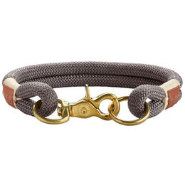 Hunter Sansibar Rantum Halsband für Hunde aus Tau in Grau Größe 50 – Bild 1 von 7