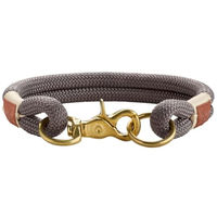 Produktbild von Hunter Sansibar Rantum Halsband für Hunde aus Tau in Grau Größe 50