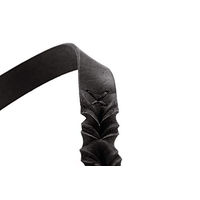 Produktbild von Hunter Sansibar Solid Verstellbare Leder Führleine für Hunde Schwarz L-XL 200 cm