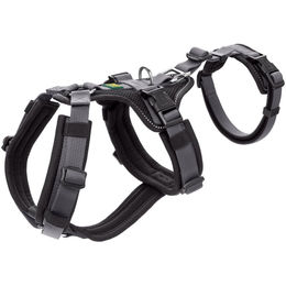 Hunter Sicherheitsgeschirr Maldon mit Griff Schwarz Grau XS 34-49 cm – Bild 1 von 2