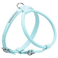 Produktbild von Hunter Smart Geschirr Modern Art Round & Soft Petit Luxus aus Kunstleder hellblau 45 cm
