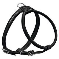 Produktbild von Hunter Smart Geschirr Modern Art Round & Soft Petit Luxus aus Kunstleder Schwarz 40 cm