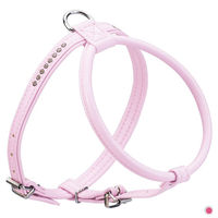 Produktbild von Hunter Smart Geschirr Modern Art Round & Soft Petit Luxus für kleine Hunde in Rosa aus Kunstleder 40 cm