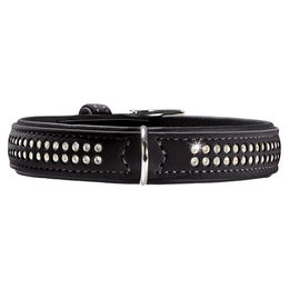 Hunter Softie Deluxe Hundehalsband aus Kunstleder Schwarz XS - 1 Stk. – Bild 1 von 5