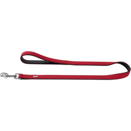 Produktbild von Hunter Softie Führleine für Hunde aus Kunstleder rot/schwarz 100 cm - 100 cm