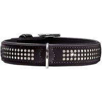 Produktbild von Hunter Softie Triluxe Hundehalsband aus Kunstleder schwarz Größe M-L