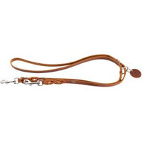 Produktbild von Hunter Solid Education Leder Schleppleine verstellbar Braun 200 cm - 200 cm