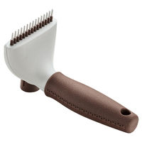 Produktbild von Hunter Spa Entwirrungsstriegel für Langhaarige Hunde selbstreinigend braun grau groß - 1 Stk.
