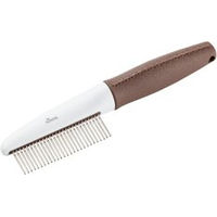 Produktbild von Hunter Spa Pflegekamm für Hunde mit rotierenden Edelstahlzinken in Braun/Grau Größe Groß