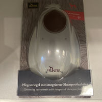 Produktbild von Hunter SPA Pflegestriegel mit integrierter Shampoofunktion für Langhaertiere aus Kunststoff 12 x 8 cm