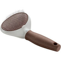 Produktbild von Hunter Spa selbstreinigende Zupfbürste für Hunde aus Edelstahl in Braun/Grau Größe Groß - 1 Stk.