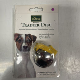 Hunter Trainer Disc Wurfscheibe mit Nylonband in Gelb - 1 Stk. – Bild 1 von 2