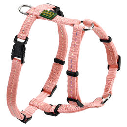 Hunter Tripoli Hundegeschirr für Welpen und kleine Hunde aus Nylon in Rosa Größe S reflektierend und wasserabweisend - 1 Stk. – Bild 1 von 2