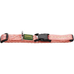 Produktbild von Hunter Tripoli Vario Basic Hundehalsband für Welpen und kleine Hunde aus Nylon in Rosa reflektierend Größe M - 1 Stk.