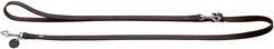 Hunter Umhängeleine Aalborg Leder braun stufenlos verstellbar 15/250 cm M-L - 250 cm – Bild 1 von 3