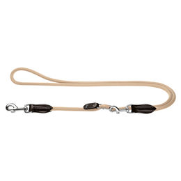 Produktbild von Hunter Vario-Leine Freestyle Hundeleine aus Nylon beige 10 mm 200 cm wasserabweisend - 200 cm