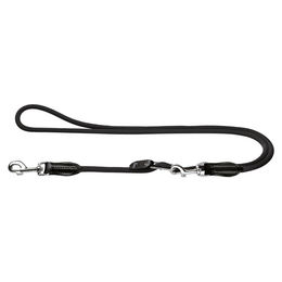 Hunter Vario-Leine Freestyle Hundeleine aus Nylon in Schwarz 260 cm – Bild 1 von 5
