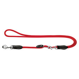 Hunter Vario-Leine Freestyle Hundeschleppleine aus Nylon rot 8/260 cm wasserabweisend - 260 cm – Bild 1 von 3