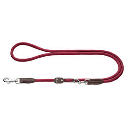 Hunter Vario-Leine Freestyle Hundeschleppleine aus Tau in Rot, 10 mm x 260 cm, wasserabweisend - 260 cm – Bild 1 von 5