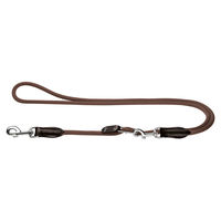 Produktbild von Hunter Vario-Leine Freestyle Hundewasserabweisende Führleine aus Nylon Braun 8/260 cm - 260 cm
