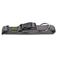Produktbild von Hunter Vario-Plus Hundehalsband aus Nylon Grau Größe M