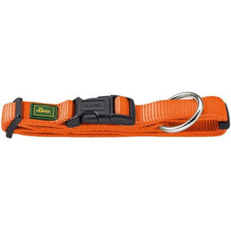 Hunter Vario Plus Hundehalsband aus Nylon in Orange Größe M – Bild 1 von 2