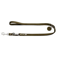 Produktbild von Hunter Verstellbare Fühlleine aus Rindsleder in Grün 300 cm x 16 mm