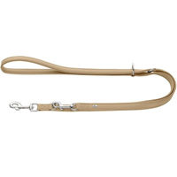 Produktbild von Hunter Verstellbare Führleine Amalfi aus Kunstleder Beige Größe S