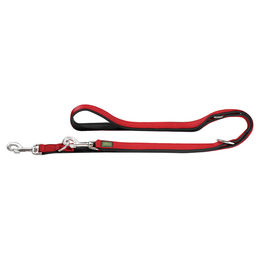Produktbild von Hunter Verstellbare Führleine aus Neopren rot/schwarz 20 mm 300 cm - 300 cm