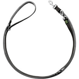 Hunter Verstellbare Führleine aus Neopren Schwarz Grau 200 cm – Bild 1 von 4