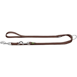 Hunter Verstellbare Führleine aus Nylon Braun 200 cm - 200 cm – Bild 1 von 4