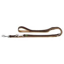 Produktbild von Hunter Verstellbare Führleine aus Nylon mit Neoprenpolsterung Braun/Caramel 15 x 300 cm - 300 cm