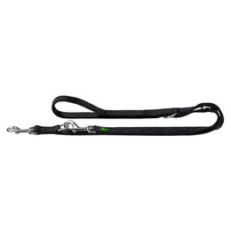 Produktbild von Hunter Verstellbare Führleine aus Nylon Schwarz 25 mm / 200 cm - 2 m