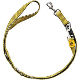 Hunter Verstellbare Führleine Hilo BVB aus Polyester Schwarz Gelb 25 mm x 200 cm – Bild 1 von 3
