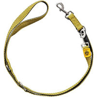 Produktbild von Hunter Verstellbare Führleine Hilo BVB aus Polyester Schwarz Gelb 25 mm x 200 cm