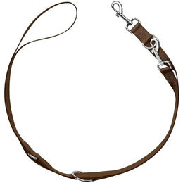 Hunter Verstellbare Führleine London Braun aus Polyester für kleine Hunde und Welpen 200 cm – Bild 1 von 10