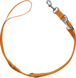 Hunter Verstellbare Führleine London Orange aus Polyester 200 cm - 200 cm – Bild 1 von 2