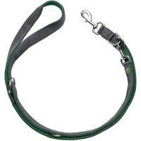 Produktbild von Hunter Verstellbare Führleine Maldon aus Nylon Dunkelgrün/Grau 15 mm 200 cm