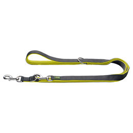 Produktbild von Hunter Verstellbare Führleine Maldon aus Nylon Grün Grau 20 cm 200 cm